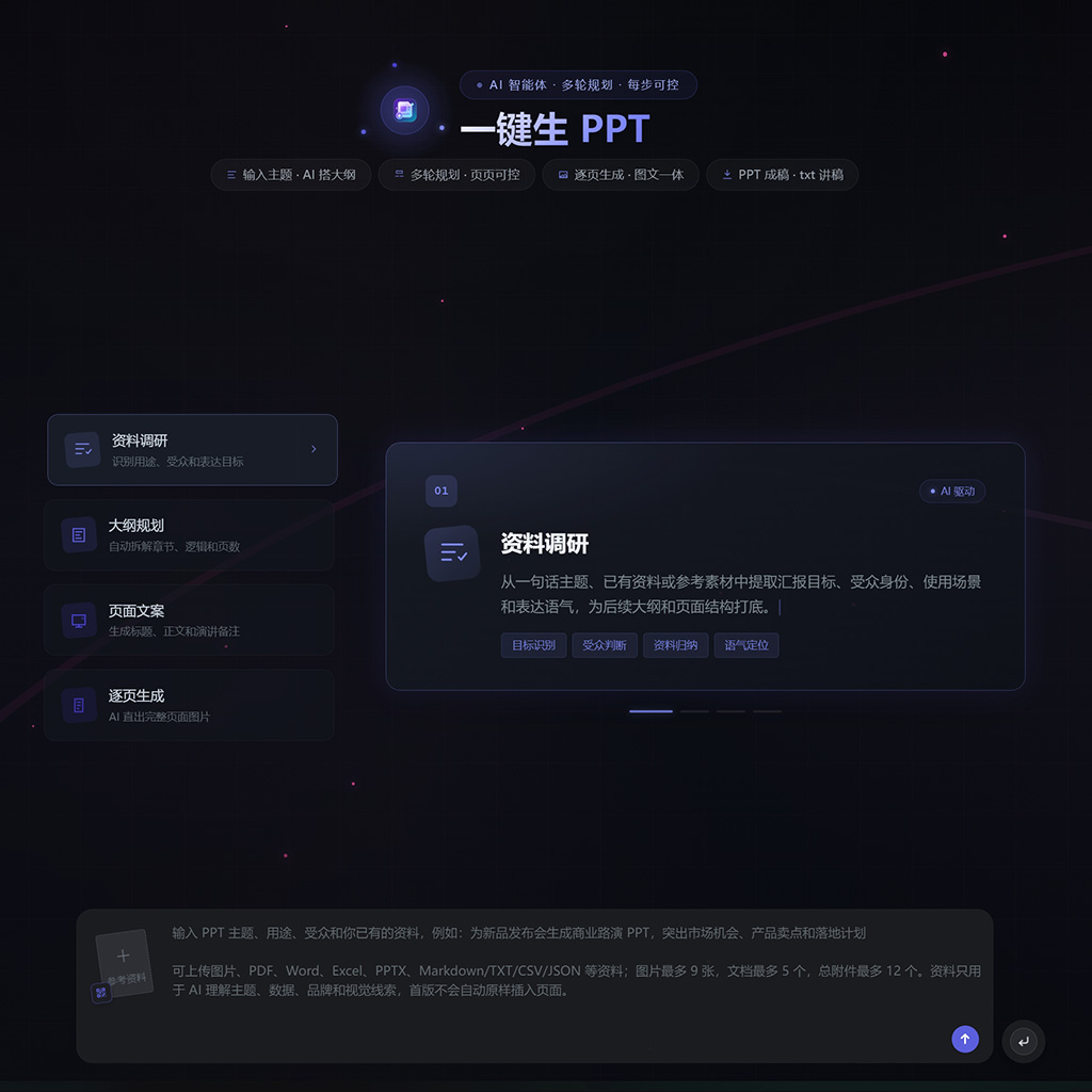 PPT与宣传PPT智能设计